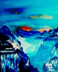 油畫作品——河南油田